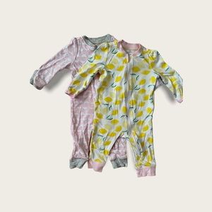 Cloud Island baby girl pajama bundle
